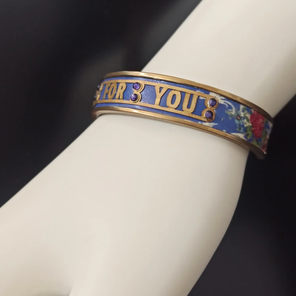 Михал Негрин манжеты фиолетовый письма дружбы любовь семьи подарок кристаллы романтический - Изображение 2 из 4