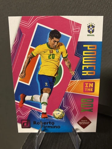 2021 Panini Donruss Road to Qatar Power in the Box Press Proof Roberto Firmino