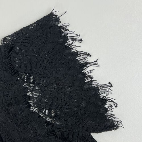 Romantic Women's LBD Black Lace Dress Off The Shoulder City Chic Size 16W NWT - Picture 6 of 12