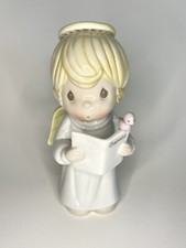 Precious Moments 1996 Caroling Christmas Angel Night Light Includes wired bulb