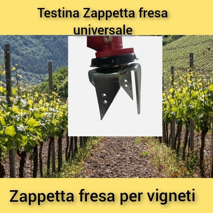 Fresa Decespugliatore Universale: Zappetta Professionale per Terra Dura
