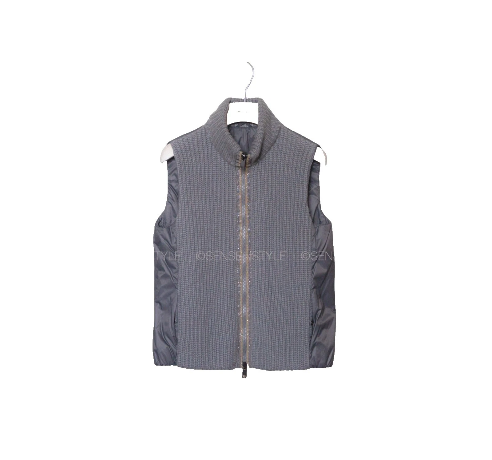 Coletes femininos Brunello Cucinelli Sólido