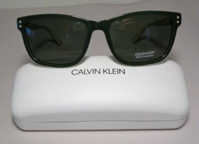 Calvin Klein Sunglasses Shiny Green Over Ivory / Green  display picture 1
