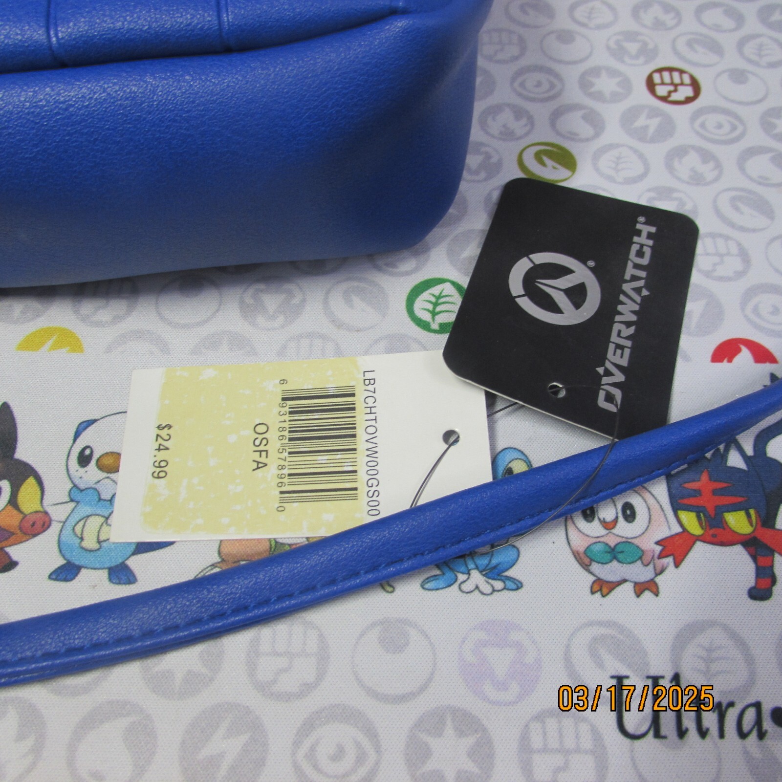 Bioworld Overwatch Crossbody Bag Blizzard Ent 2019 Zip Video Game Meka NWT image 5