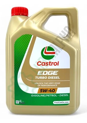 Castrol Edge 5W-40 Turbo Diesel olio motore ACEA C3 e API SN 1x4lt
