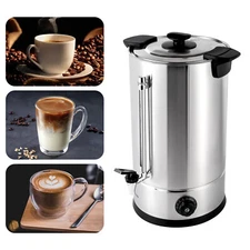 Electric 15L Catering Hot Water Boiler Commercial Coffee Tea Urn Stainless Steel