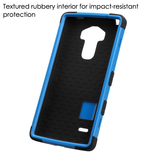 Tri-Shield Robusta Custodia Cover Cavalletto Cinturino Per LG Q Stylus - Foto 6