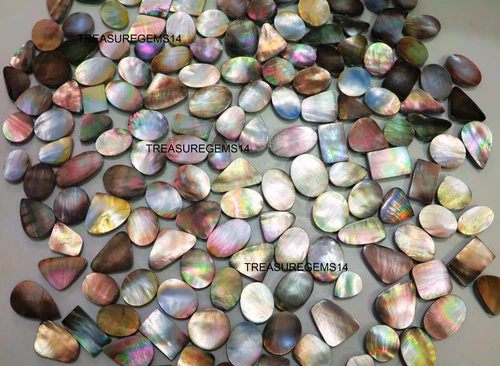 250 Crt WHOLESALE LOT TOP QUALITY NATURAL FIRE MOTHER OF PEARL CABOCHON GEMSTONE