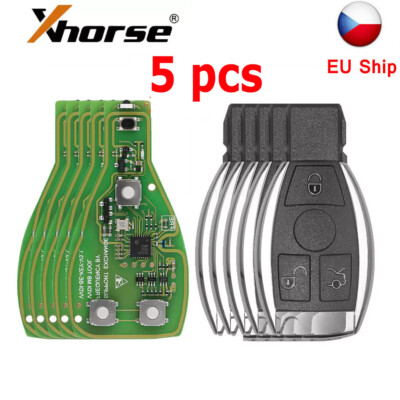 5pc x Xhorse VVDI BE Key Pro Improved Version with Smart Key Shell 3 Buttons