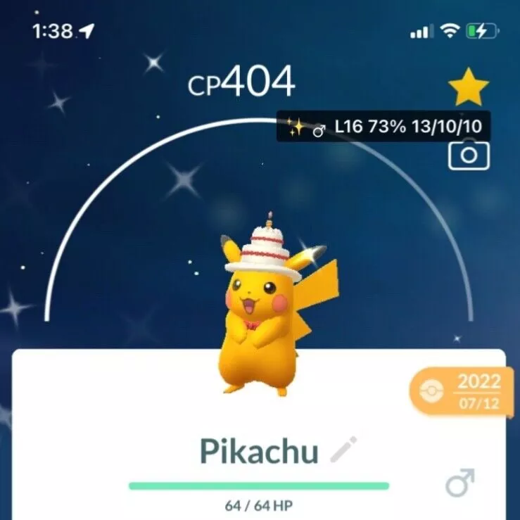 How to get Shiny Cake Hat Pikachu and Party Hat Pikachu in Pokemon GO?