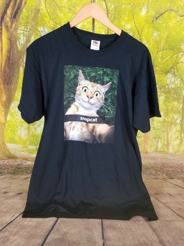 Snapcat Mens Front Cat Print Causal 