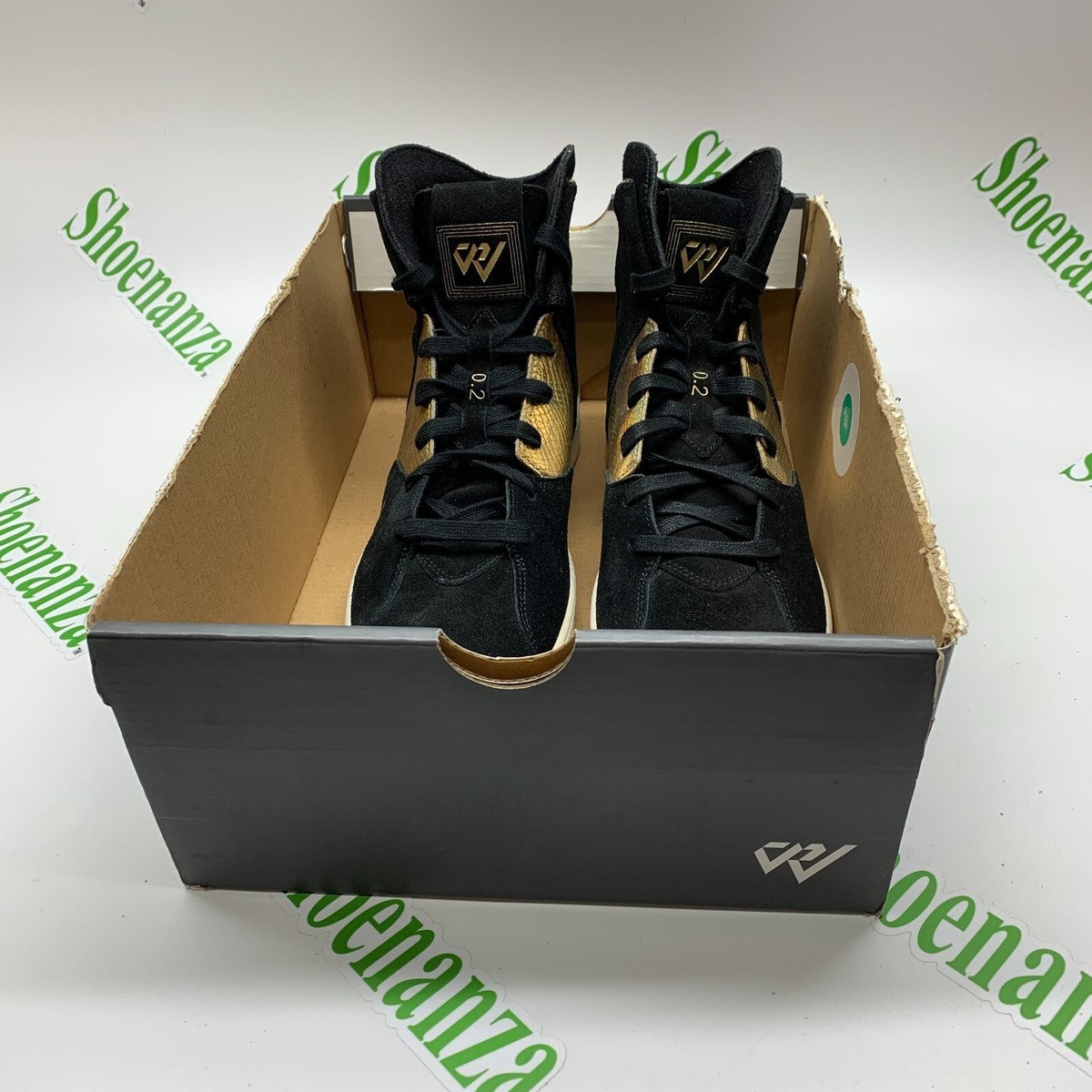 Nike Jordan Westbrook 0.2 E 921145 032 Black Gold Suede 
