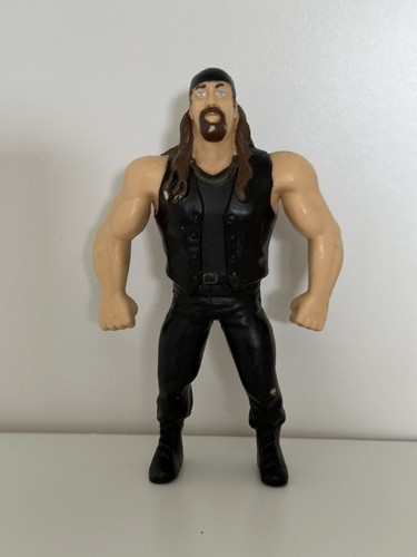 WWE WWF JusToys Bend-Ems Wrestling Figure. Crush...
