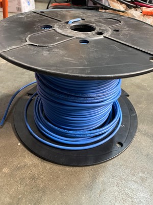 Southwire 300 ft. Blue 24/4 Solid CU CAT5e CMP Plenum Data Cable