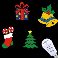 E27 E26 LED Projector Rotating Stage Bulb Crystal Ball Light Disco Party DJ Lamp