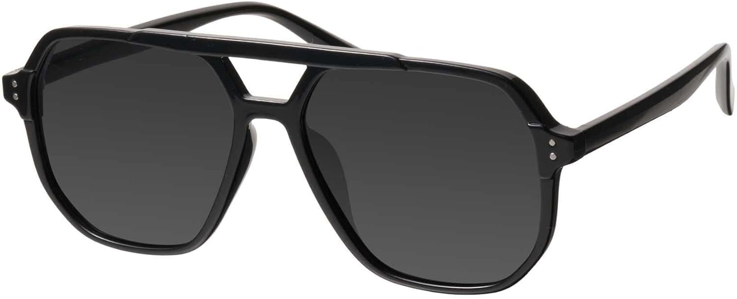 Oversized Aviator Sunglasses for Women and Men with Polarized Lens-image