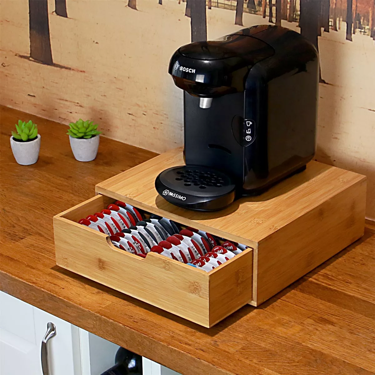 Tassimo Coffee Pod Holder Capsule Drawer Coffee Machine Stand