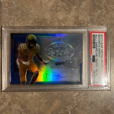 2017 Leaf Metal Army - DeVonta Smith - RC - All American Blue Auto /50 - PSA 9