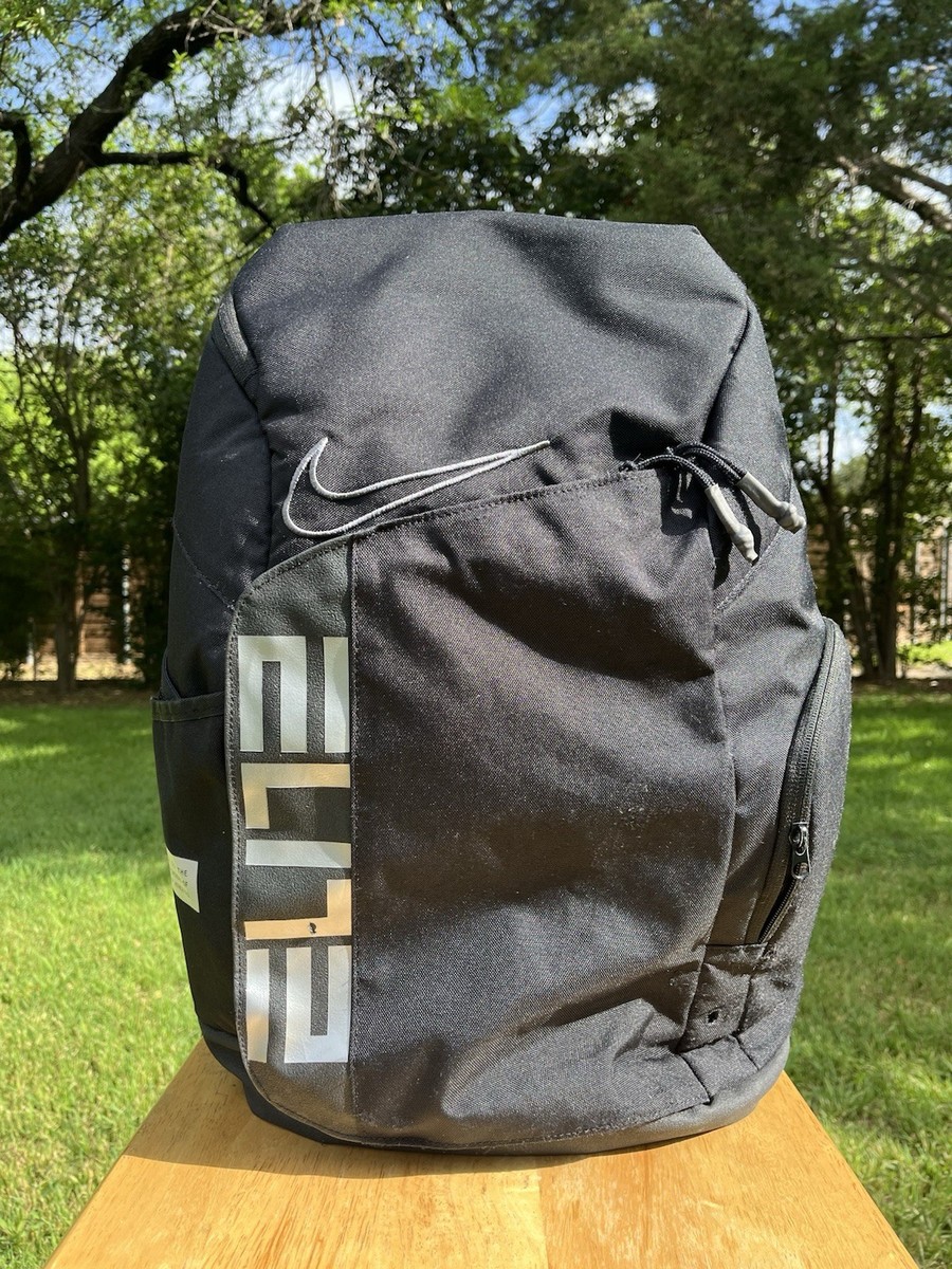 Nike Elite Pro Basketball Backpack 32L Black White BA6164-013