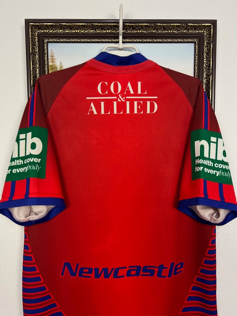 Vintage 2000's Newcastle Knights NRL Rugby Union Jersey Mens Vintage 2000's Newcastle Knights NRL Rugby Union Jersey Mens