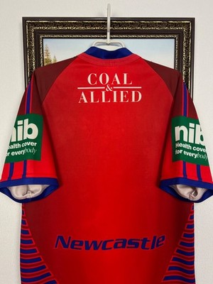 Vintage 2000's Newcastle Knights NRL Rugby Union Jersey Mens