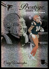 Casey Washington Rookie RC 2024 Panini Prestige #301 Dots Xtra Points Falcons