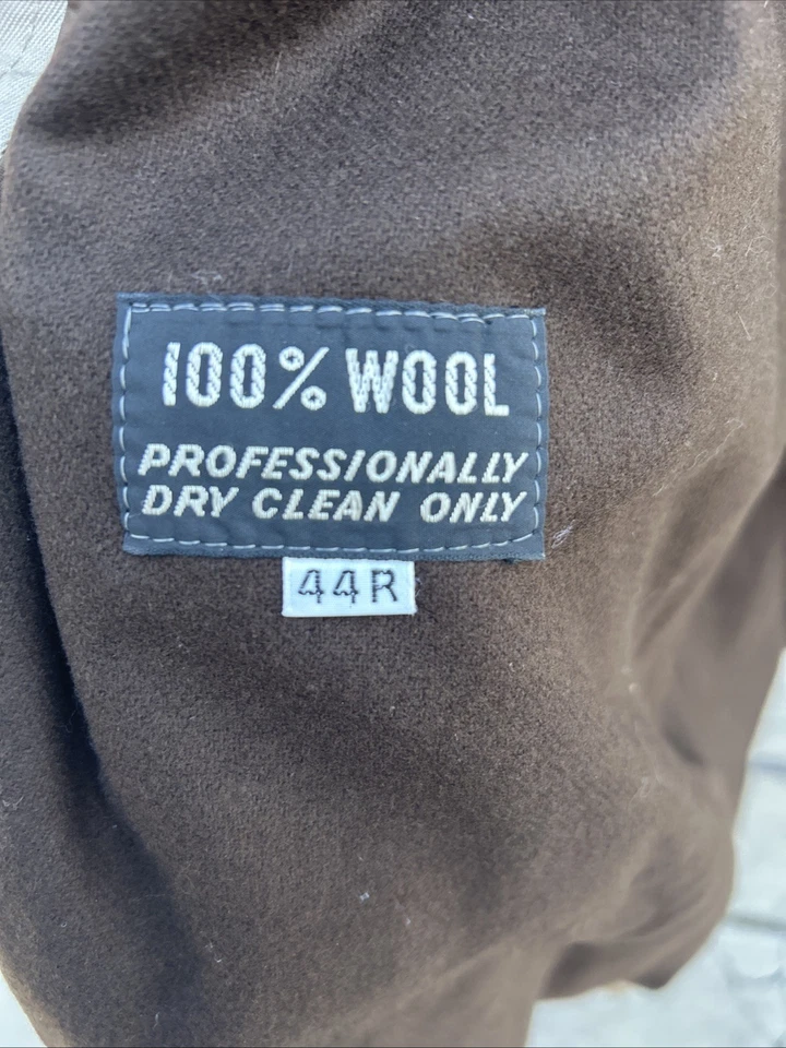 Vintage Christian Dior Monsieur Men’s Trench Coat 44R – 100% Wool Lining - Image 2 of 3