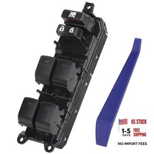Master Power Window Switch Button Front Driver Side - Compatible with 2010-2015