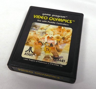 Atari 2600 Spiel -- VIDEO OLYMPICS (Picture Label) -- Game VCS