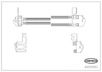 Corteco Bremsschlauch 49393982 FüR Ford
