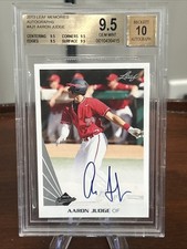 2013 Leaf Memories - Auto Aaron Judge #A-AJ1 (AU, RC) BGS 9.5 Auto 10 🔥🔥