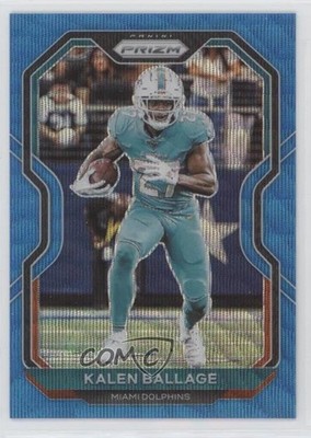 2020 Panini Prizm Blue Wave Prizm 28/199 Kalen Ballage #14 0q3