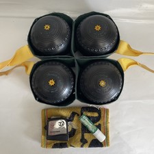 Henselite Size 3 Heavy Classic Deluxe Lawn Bowls Set + Carry Bag & Accessories