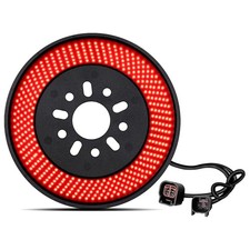 6-Side Spare Tire Brake Light Compatible with Jeep Wrangler YJ 2007-2018 JK JKU