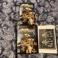 Metal Arms-Glitch in the System - Sony PlayStation 2 Case, Disc & Booklet