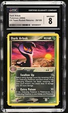 Dark Arbok 29/109 EX Team Rocket Returns Pokemon CGC 8 Nm/Mint on eBay