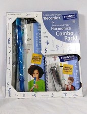First Act Discovery Learn & Play Recorder & Harmonica Combo Pack NEW SEALED NOS