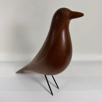 Vitra Eames House Bird Walnut Wood Mid Century Modern Decor Charles & Ray Eames