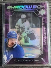 2020-21 Auston Matthews Upper Deck SPX Shadow Box hockey card #SB-32