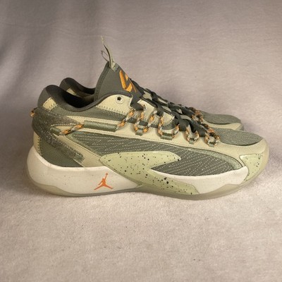 Mens Sz 11.5 Nike Jordan Luka 2 S Olive Aura Vivid Orange Basketball DX9013 308