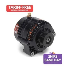 Powermaster 582478, One Alternator 165 Amps Fits Gm 6-Groove - Black Performance