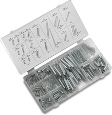 200 Set Assorted Coil Spring Small Metal Steel Expansion Compressed Springs US