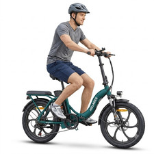 HillMiles 20Zoll City E-Bike Herren Damen Fat Tire Elektrofahrrad 36V 13Ah