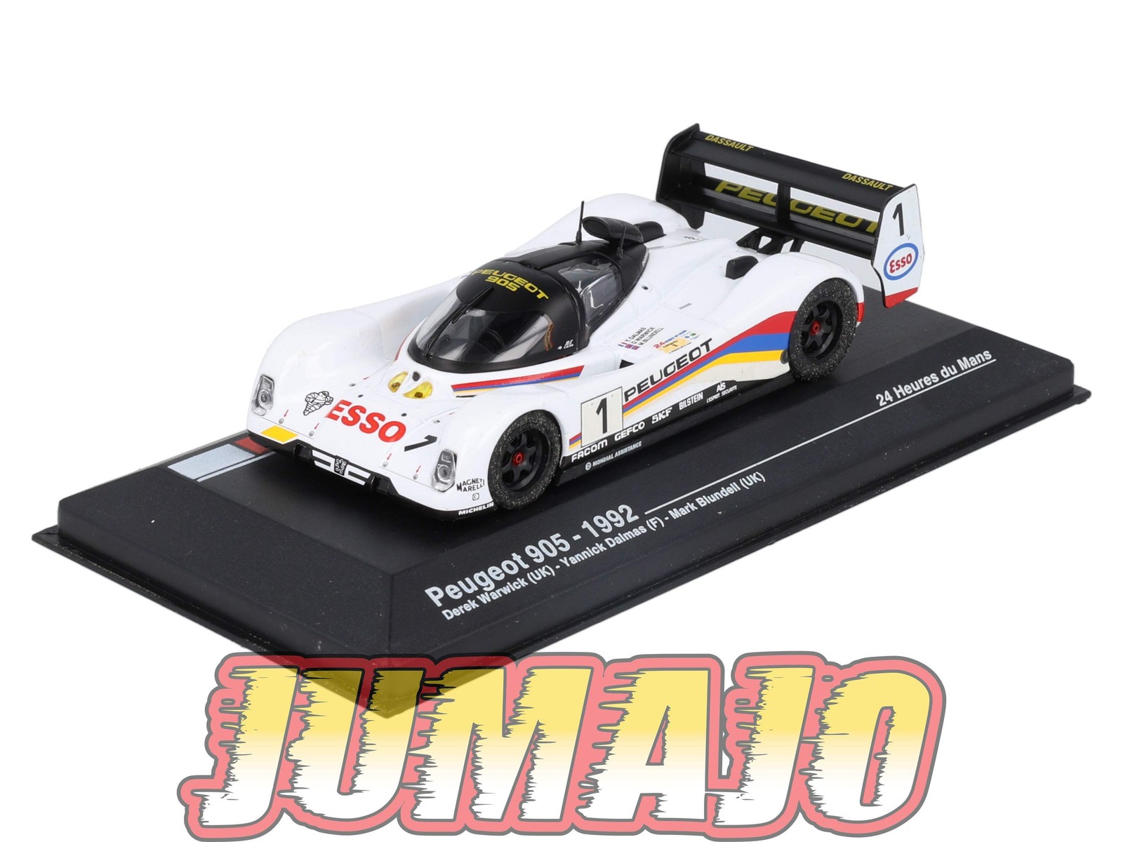 Miniature Peugeot 905 Le Mans 1992 IXO 1/43 pour collectionneur de voitures de course