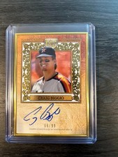 2025 Topps Gilded Craig Biggio Gold Framed Auto /99