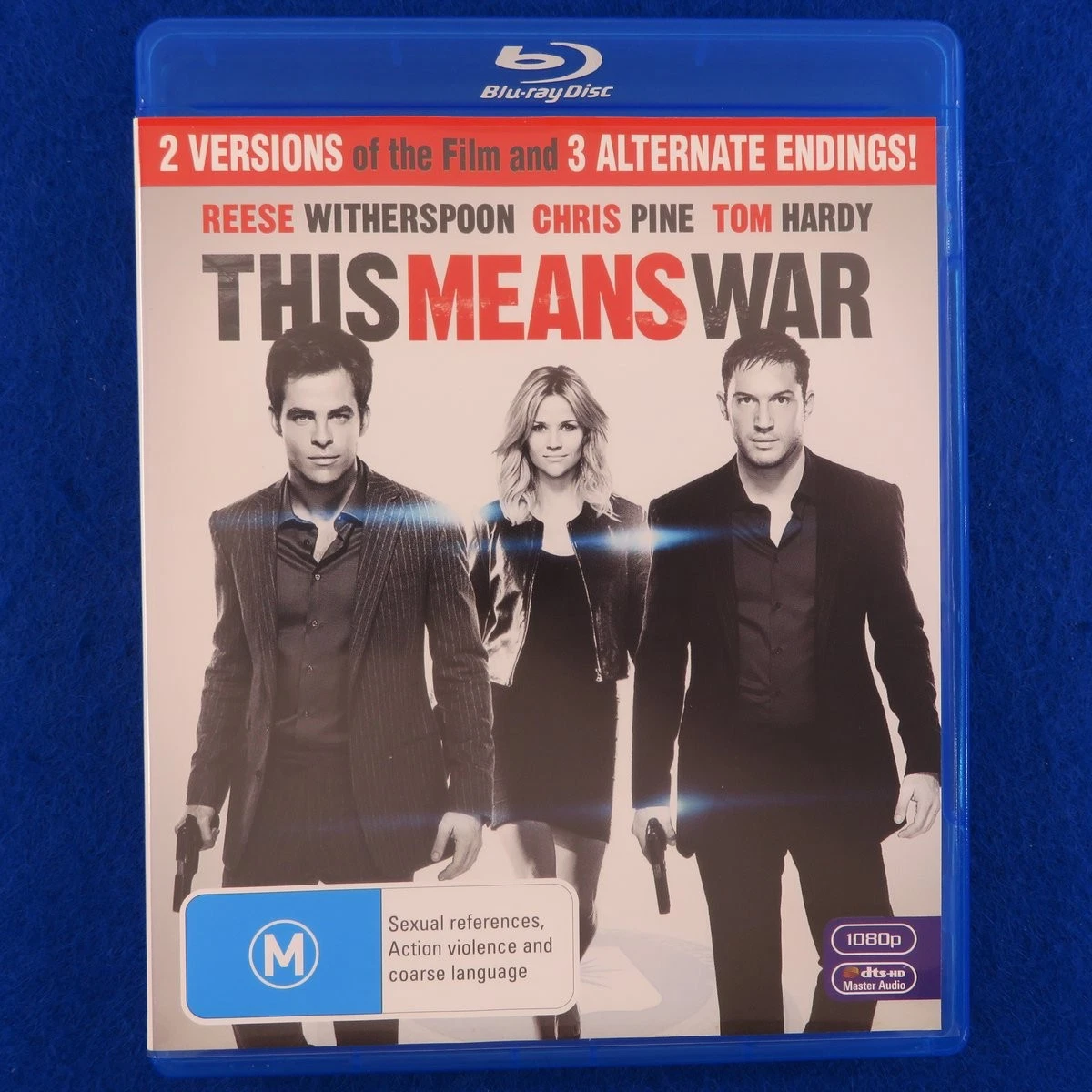 This Means War - Reese Witherspoon - Blu Ray - Fast Postage !!