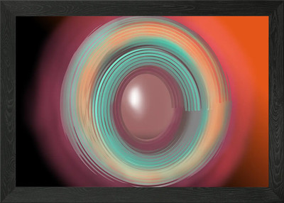 Abstrakter Wirbelwind gerahmtes Wandbild Poster Leinwanddruck Bild
