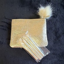 MAC Silver Metallic Textured Snow Ball Brush ...
