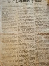 April 23, 1767 London Chronicle - Democratic Form Of Government/European...