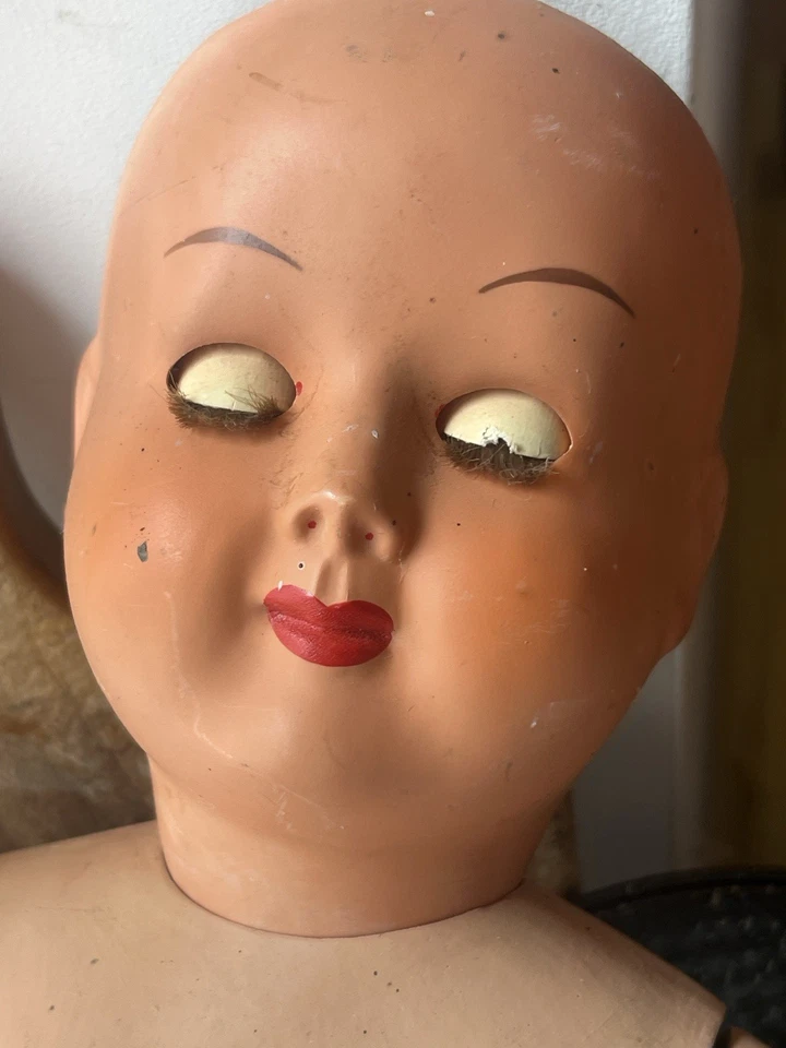 Grande Poupée Ancienne B-te SGDG France mp62 Sans Peruque. - Photo 2/4